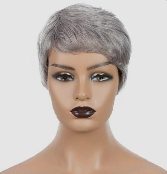 Human hair pixie wigs